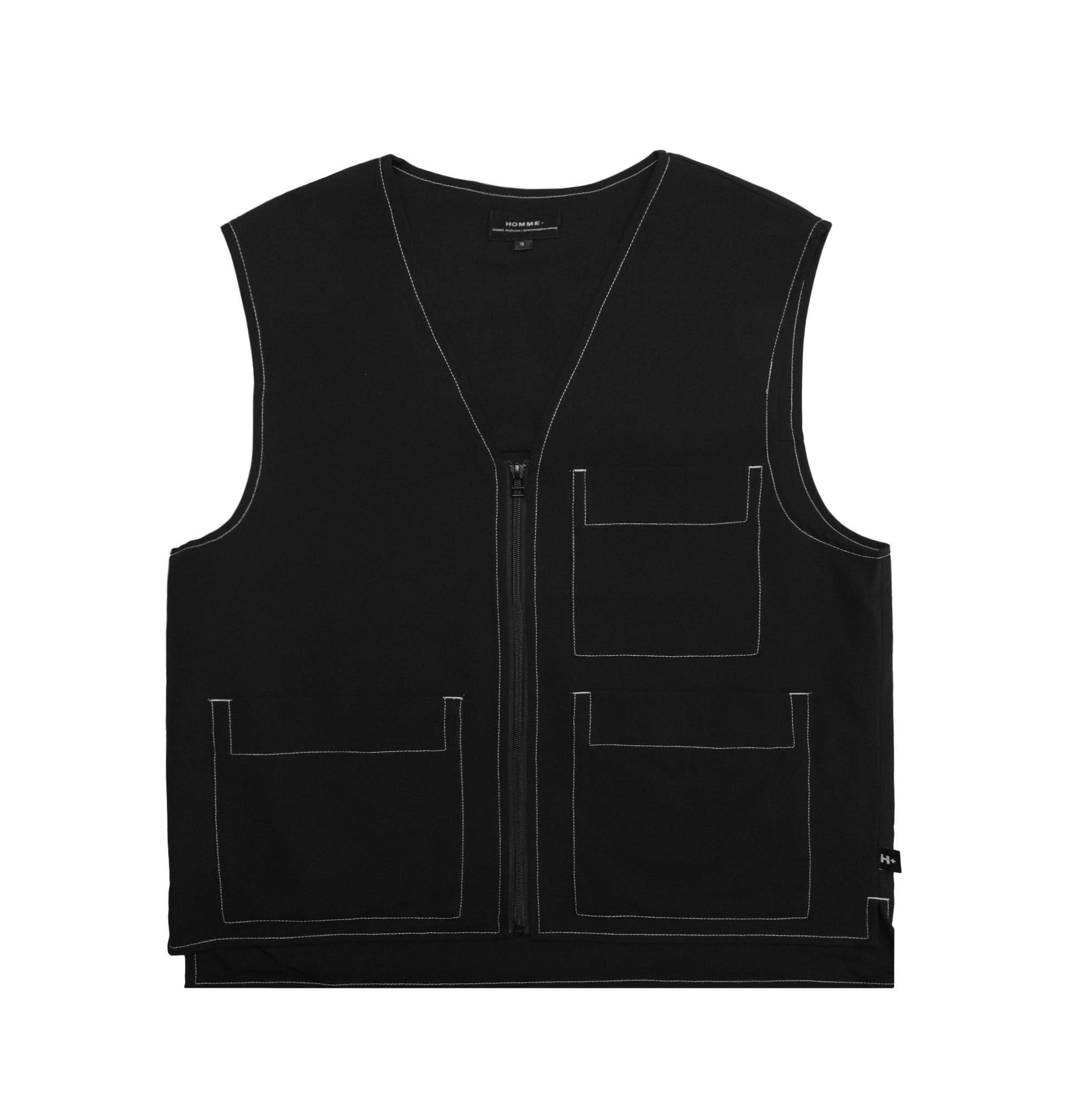 Contrast Stitch Vest – HOMME+1