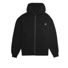 Load image into Gallery viewer, Embroidered H 2-Way Zip-Up Hoodie
