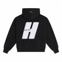 Stonewashed Boxy Zip-Up Hoodie