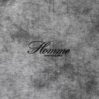 Stonewashed Script Zip-Up Hoodie