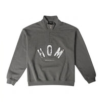 Raised Camo Print 1/4 Zip