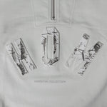 Raised Camo Print 1/4 Zip