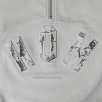 Raised Camo Print 1/4 Zip