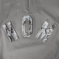 Raised Camo Print 1/4 Zip