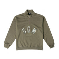 Raised Camo Print 1/4 Zip
