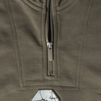 Raised Camo Print 1/4 Zip