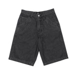 Embroidered Denim Shorts