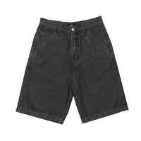 Embroidered Denim Shorts