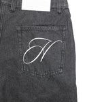 Embroidered Denim Shorts