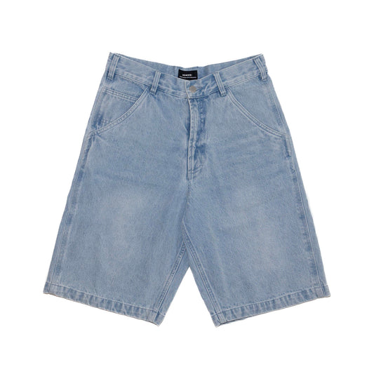 Embroidered Denim Shorts