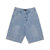 Embroidered Denim Shorts
