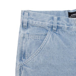 Embroidered Denim Shorts