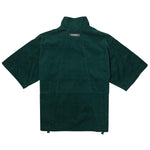 Corduroy 1/2 Zip Short Sleeve Shirt