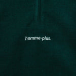 Corduroy 1/2 Zip Short Sleeve Shirt