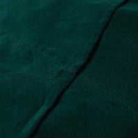 Corduroy 1/2 Zip Short Sleeve Shirt
