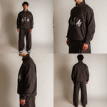 Raised Camo Print 1/4 Zip